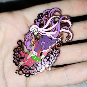 Arisa Chibara Anime Enamel Pin Pink Purple Design